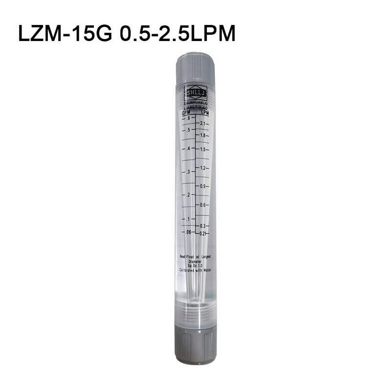 0.5-5 Gpm/1.8-18 Lpm Tube Type Flow Meter Voor Gas Vloeibare Pijpleiding Flowmeter ^_^