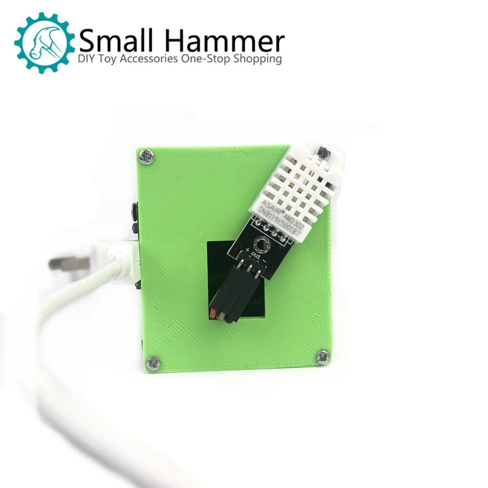 Small nail hammer IoT temperature and humidity nodemcu dht22 5110 display kit maker open