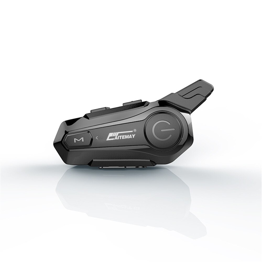 Kebidu-oreillette Bluetooth pour moto, appareil de communication pour casque, Intercom pour 2 motocyclistes, sans fil, portée 100M, musique