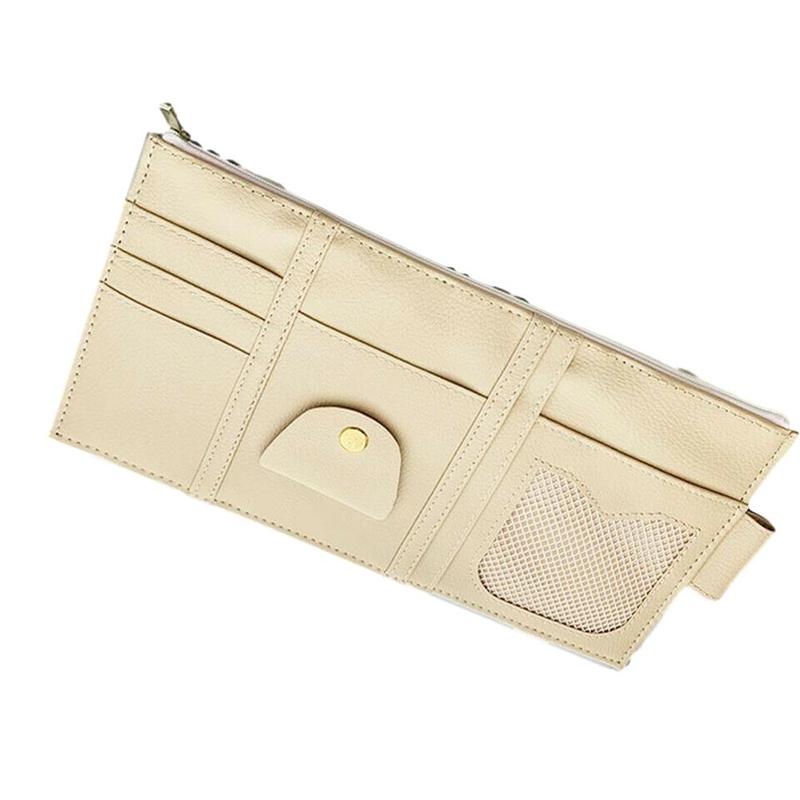 Universal Car Auto Visor Organizer Holder Case for Card Glasses Car Accessories Sun Visor Multifunctional Storag Bag: D