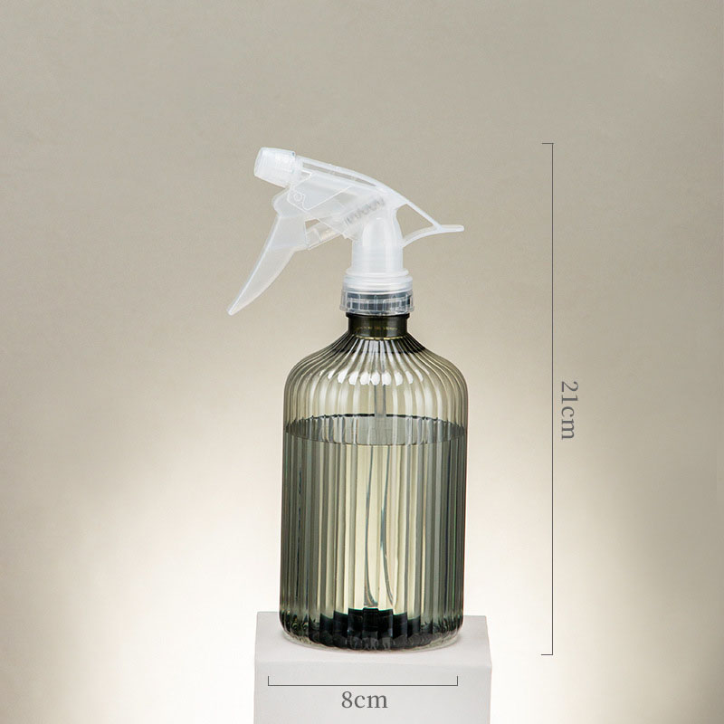 Bouteille de pulvérisation en plastique, bouteilles de pulvérisation robustes, anti-fuite, bouteille d'eau vide pour Solution de nettoyage avec buse réglable: GRIS