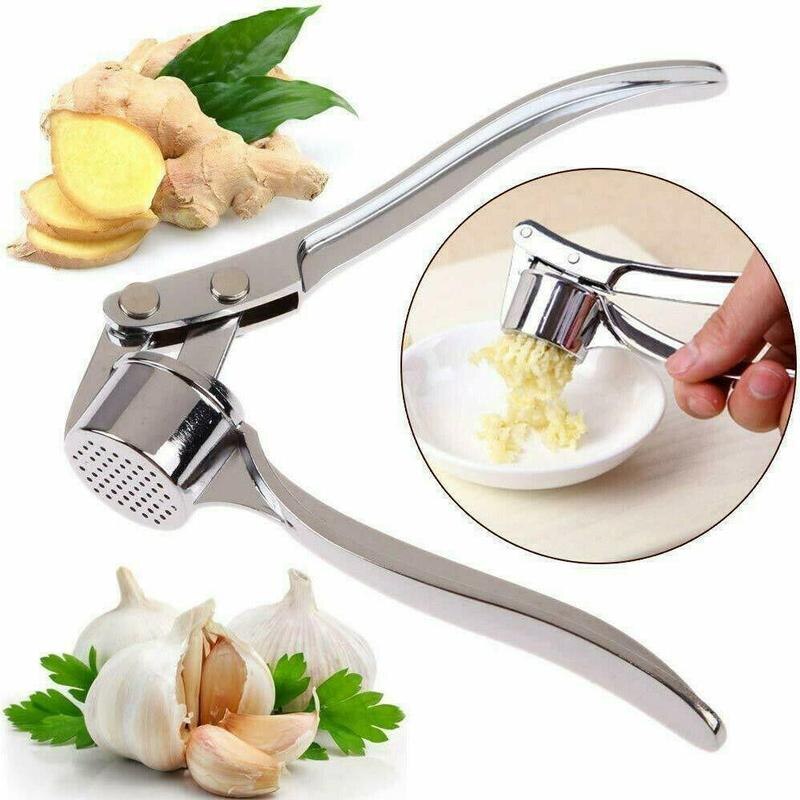 Prensador de ajos de acero inoxidable de aleación de Zinc, torcedora de ajo, cocina, corte Manual, ajo prensado, picado, herramientas para machacador de ajo