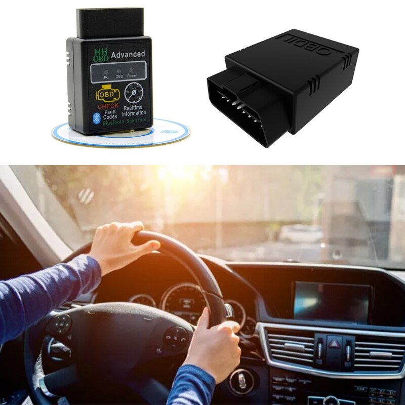 V2.1 Mini Bluetooth OBD HH OBDII Protocolos OBD2 Car Diagnostic Tool Code Scanner