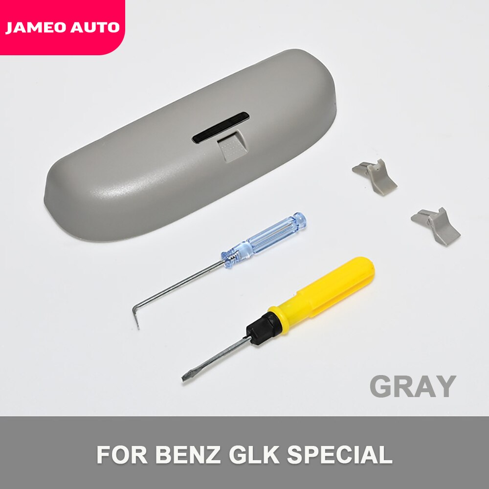 Jameo custodia per occhiali da suola per auto per Mercedes Benz W212 C180 E63 C300 E250 C classe E GLK GLC GLE AMG X204 W205 W203 W204