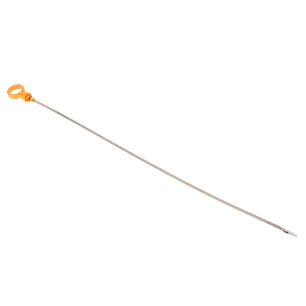 1PC Yellow Automotive Engine Oil Level Dipstick Replacement 590mm for