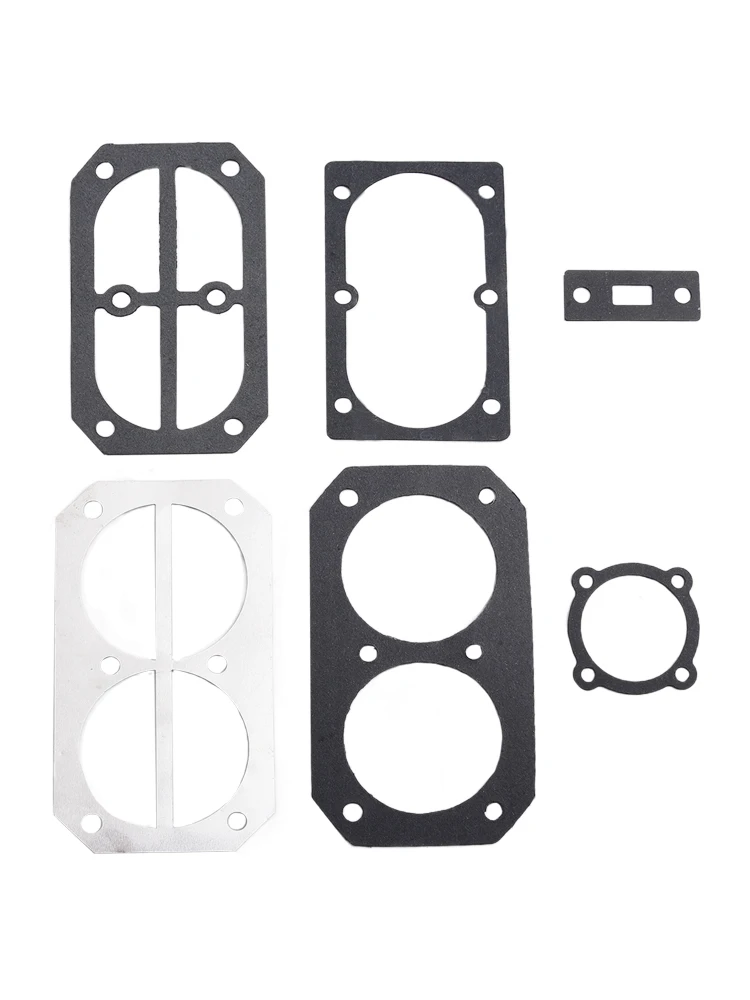 6pcs/set Air Compressor Cylinder Head Base Valve Plate Gaskets Washers For 2070 Type Air Compressor Pneumatic Parts