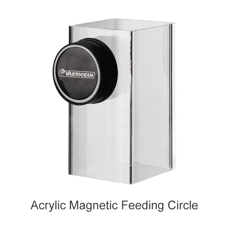 Vastocean Aquarium Strong Magnetic Algae Feeding Clamp Clip For Aquarium Fish Tank Seaweed Supplies Clip Vegetable: Acrylic Magnetic