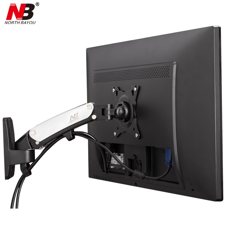 TV wall Mount Gas Spring NB F120 for 17-27 inch Full Motion LCD LED Monitor Holder Aluminum Arm Bracket max loading 7 kgs