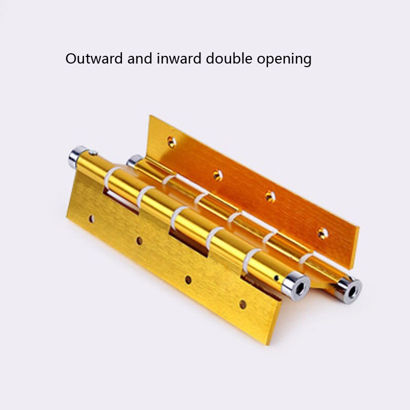 5 "Dubbele-Oping Lente Scharnier Auto Buffer Closeing Goud/Zilver Lager Deur Scharnieren Keuken/Hek/cowboy Deur Hardware Deurdranger