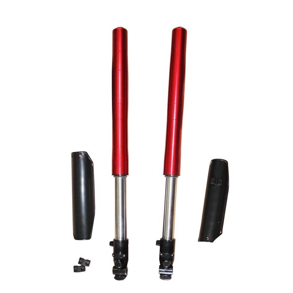 710mm Upside Down Front Fork Shock Absorber Suspension For Motocorss Off-Road Motorcycle CRF50 70 Style Dirt Pit Bike 12mm/15mm: Red 15MM