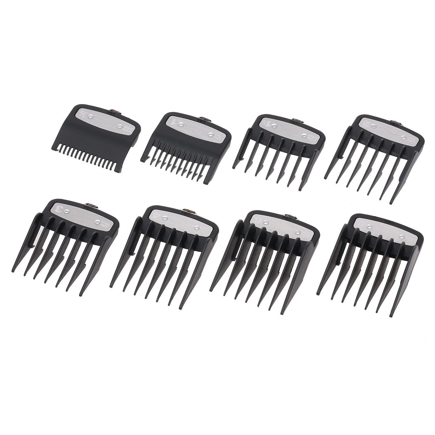 8 maten Gids Kam Set Tondeuse Snijden Kammen Gids Attachment Limiet Kammen Kapper Vervanging Haar Styling Tool Salon
