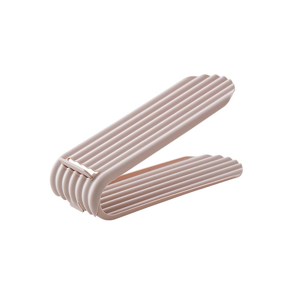 Foldable Multi-layer Storage Shoe Rack Shoe Organizer Double Shoebox Rack Adjustable Space Saving Range Shoe Storage Shelf