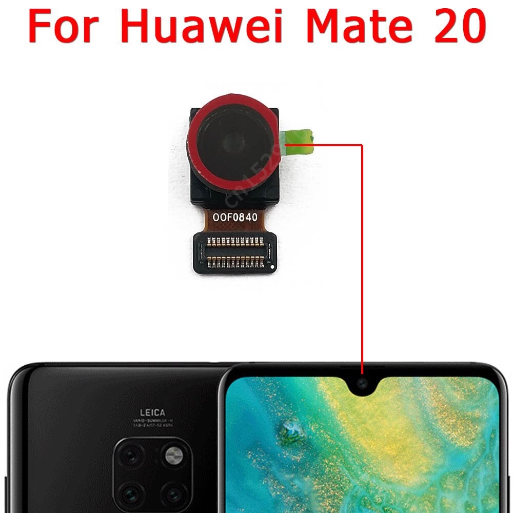 Original Rear Front Camera For Huawei Mate 20 Pro Mate20 Lite X 20X Facing Frontal Back Selfie Flex Camera Module Spare Parts: Mate20 Front