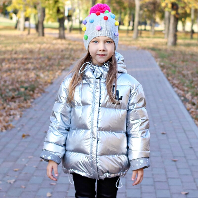 Kinderen Winter Jas Voor Meisjes Warm Hooded Eendendons Jassen Kinderen Jassen Voor Jongens Dubbelzijdig Kleurrijke kleding Parka