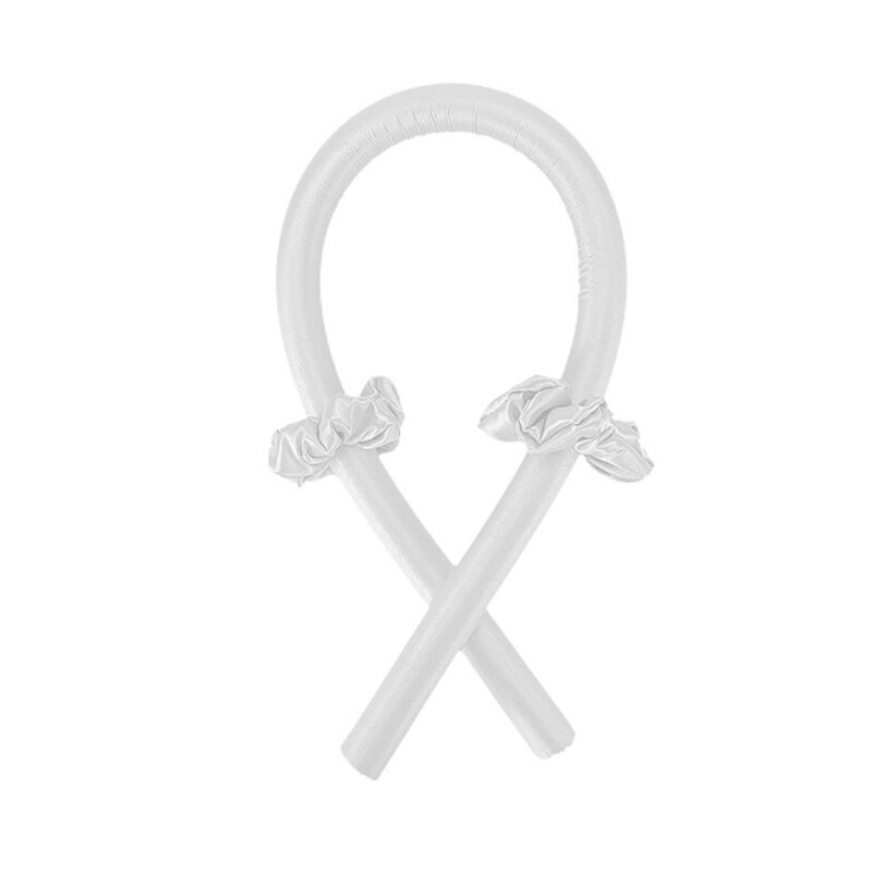 Papilotki kobiece narzędzia robić włosów jedwabne opaski robić curlingu papilotki bez ciepła formy faliste mokre i faliste wiązki kędzior bar narzędzia robić włosów: biały