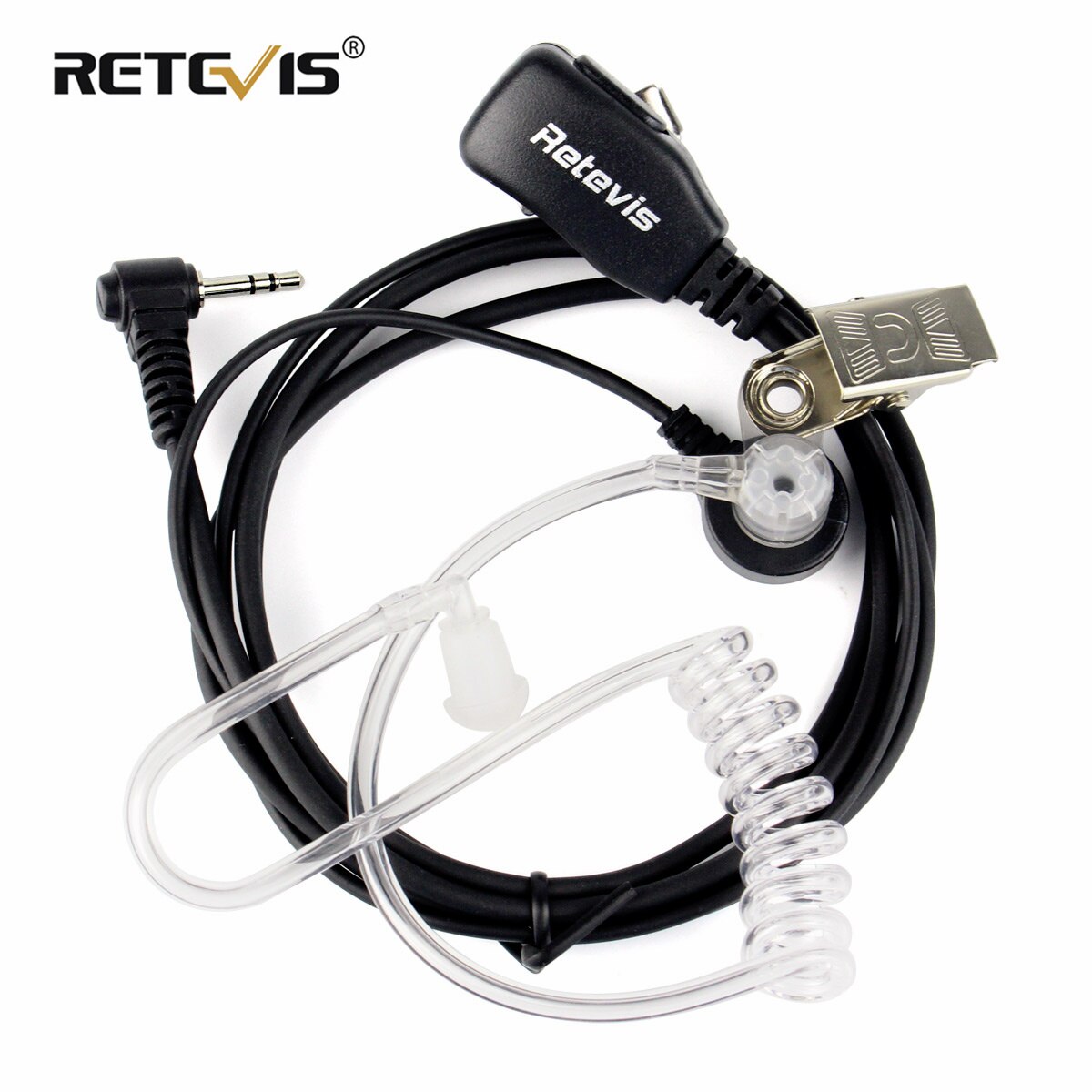 Retevis 1Pin Walkie Talkie Ohrhörer PTT MIC Noise Reduction Headset Transceiver Für Motorola T270 T800 T100TP T100 Zwei-weg radio