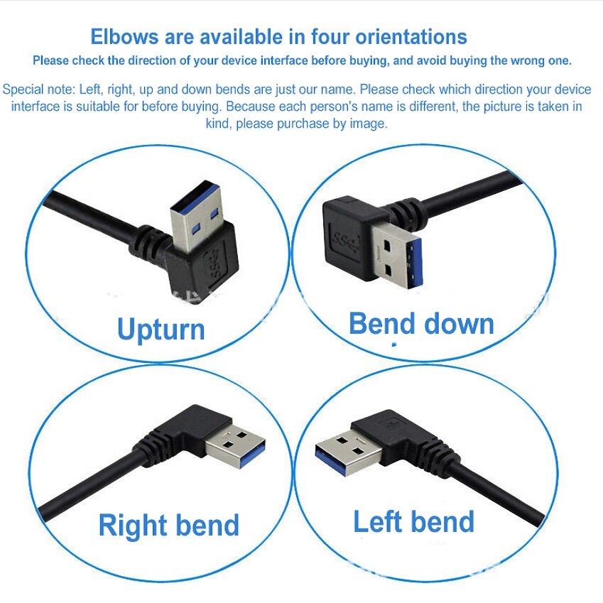 USB 3.0 Male to Female USB Cable 0.3m 0.6m Super Speed Male to Female Extender Cable Extension Wire Cord for Computer laptop PC