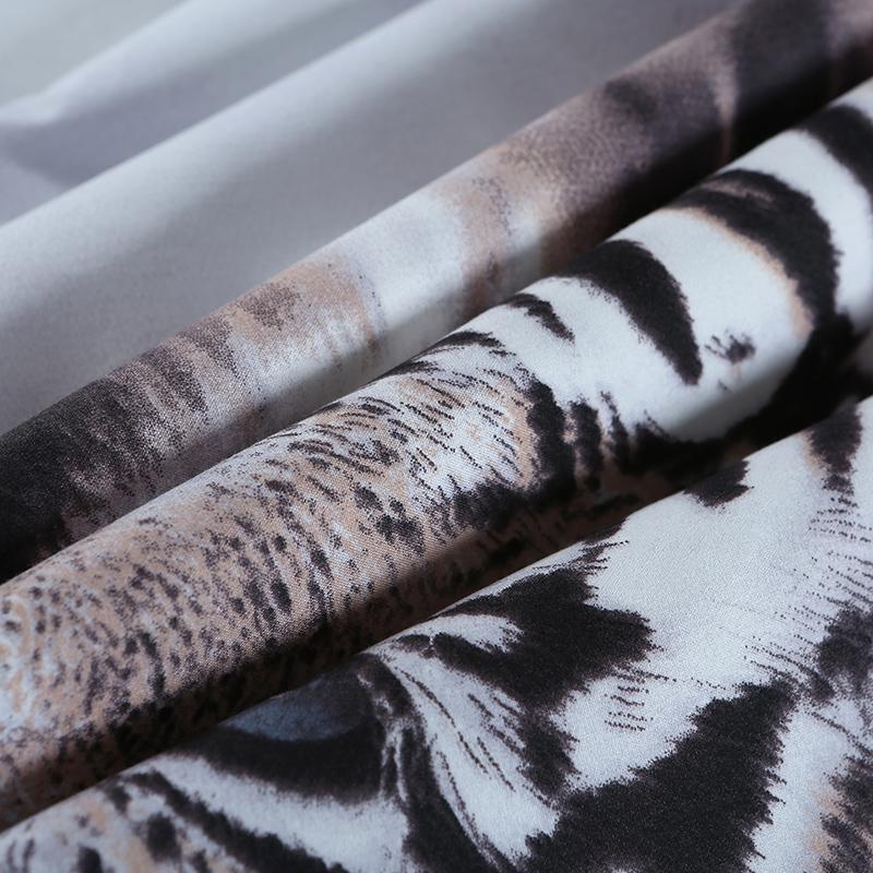 Jpets série 3D imprimé ensemble de literie housse de couette ensemble loup tigre motif psychédélique Hippie literie chambre décor 6 tailles