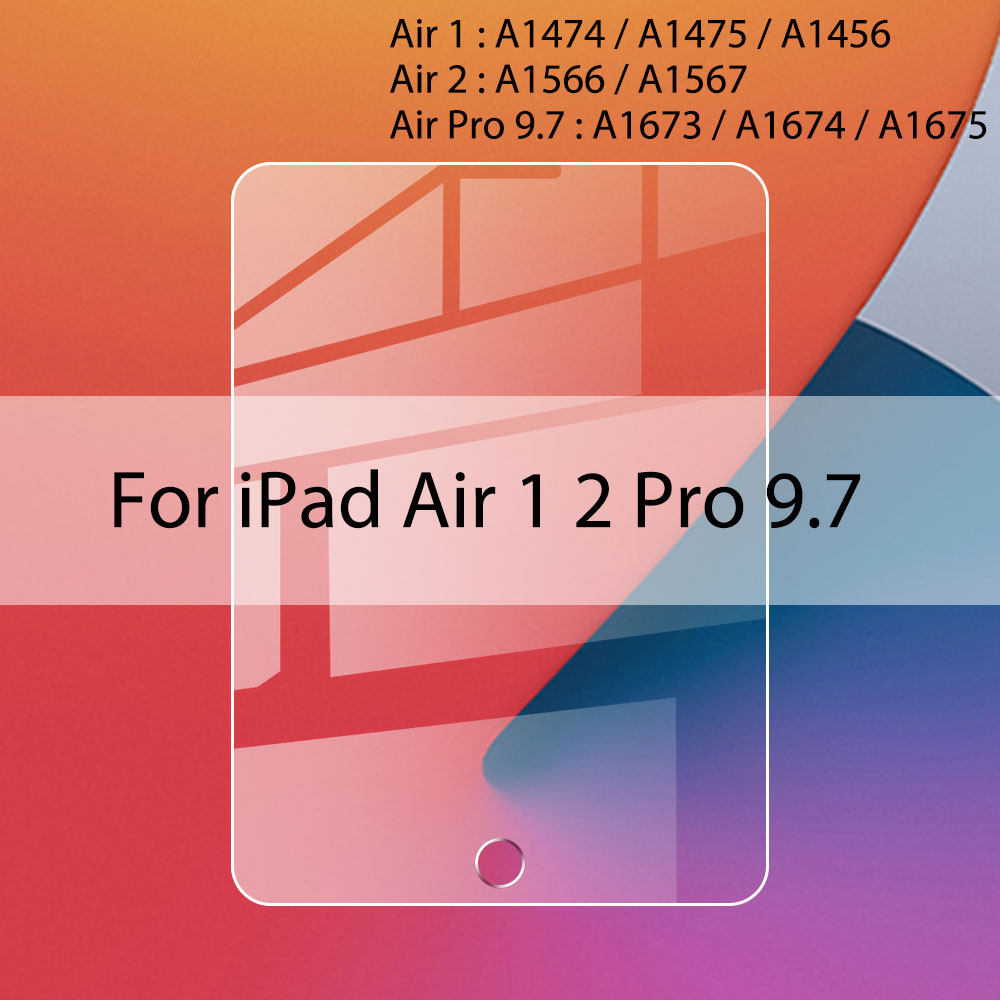 Osłona ekranu dla Ipad Air 5 4 2022 Pro 11 2020 9.7 Cal szkło hartowane dla Ipad 10.2 Mini 6 3 2 6th 5th Gen hartowane: Air 1 2 Pro 9.7