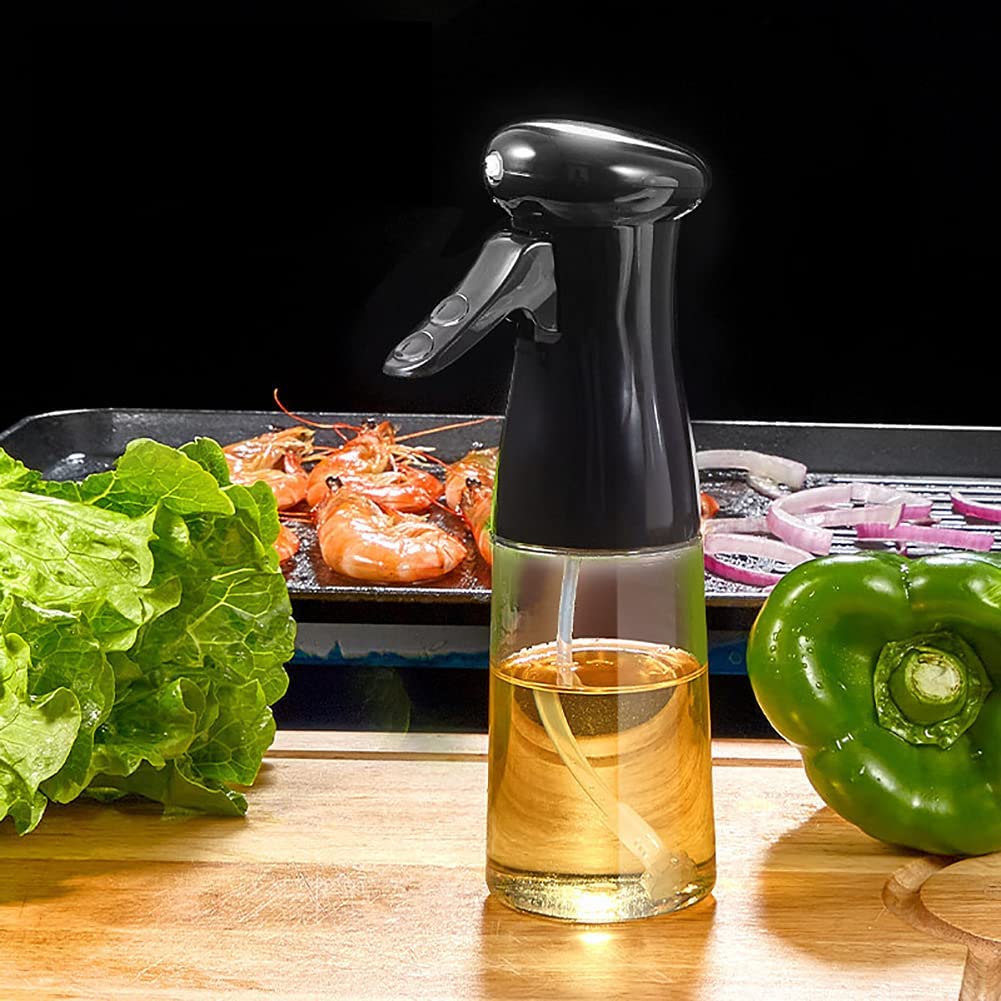 Dozownik dozownik do oliwy na olej spożywczy Spritzer na beztłuszczowa frytownica oliwkowa butelka na oliwę z rozpylaczem wielokrotnego użytku przenośne gadżety kuchenne do grillowania