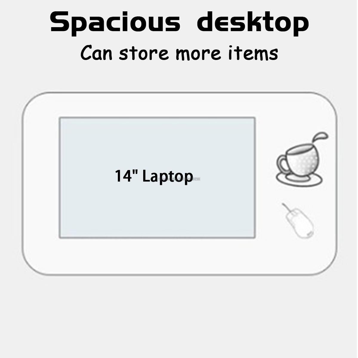 Adjustable Computer Desk Height Portable Laptop Desk Rotate Laptop Bed Table Lifted Standing Desk With Wheel Office Student Desk