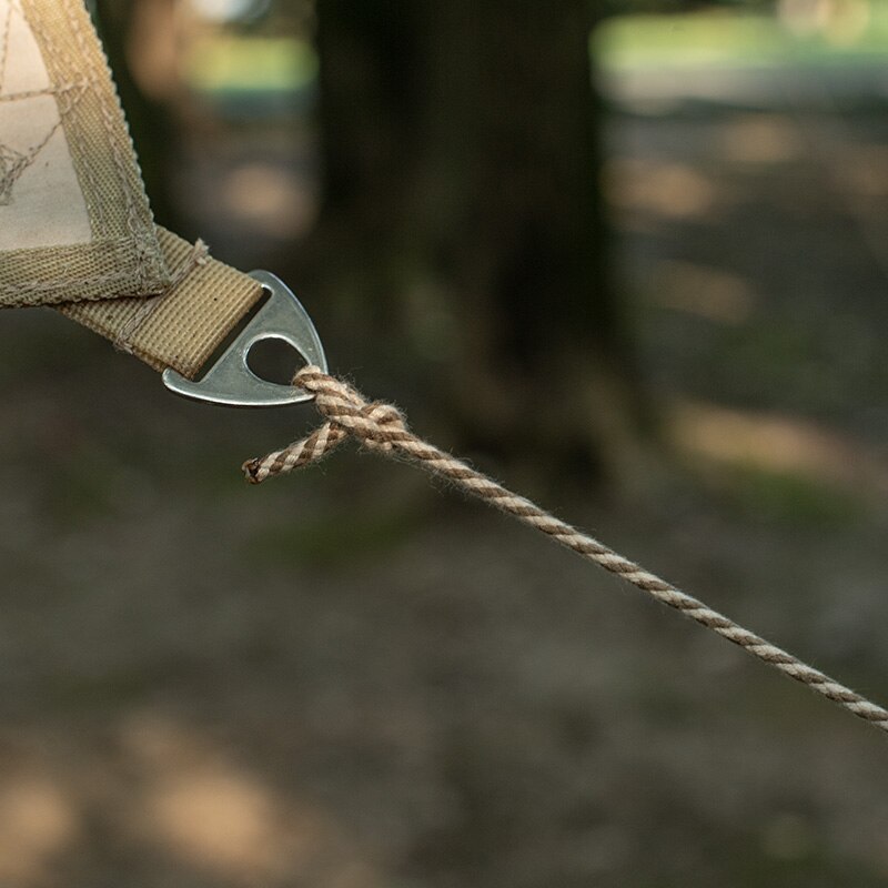 Naturehike-Cuerda de viento de algodón, accesorios de tienda con nudo rápido, hebilla de cuerda de viento antideslizante, gancho de ajuste para acampar y senderismo