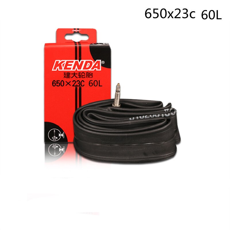 KENDA Road Bicycle Tyre 650x23c (23-571) ultralight Tire K1018: 650x23c FV 60L Tube