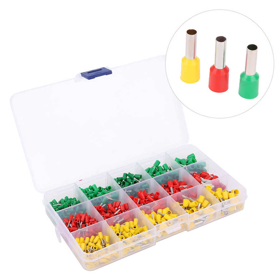 600 Pcs Heat Shrink Wire Connector Kit Box‑packed Elektrische Splice Elektrische Geïsoleerde Crimp Marine Automotive Terminals Set