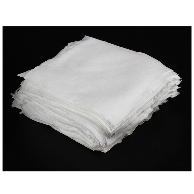 Dust-free Cleanroom Wiper wiping cloth 4 inch x 4 inch 400 Pcs White