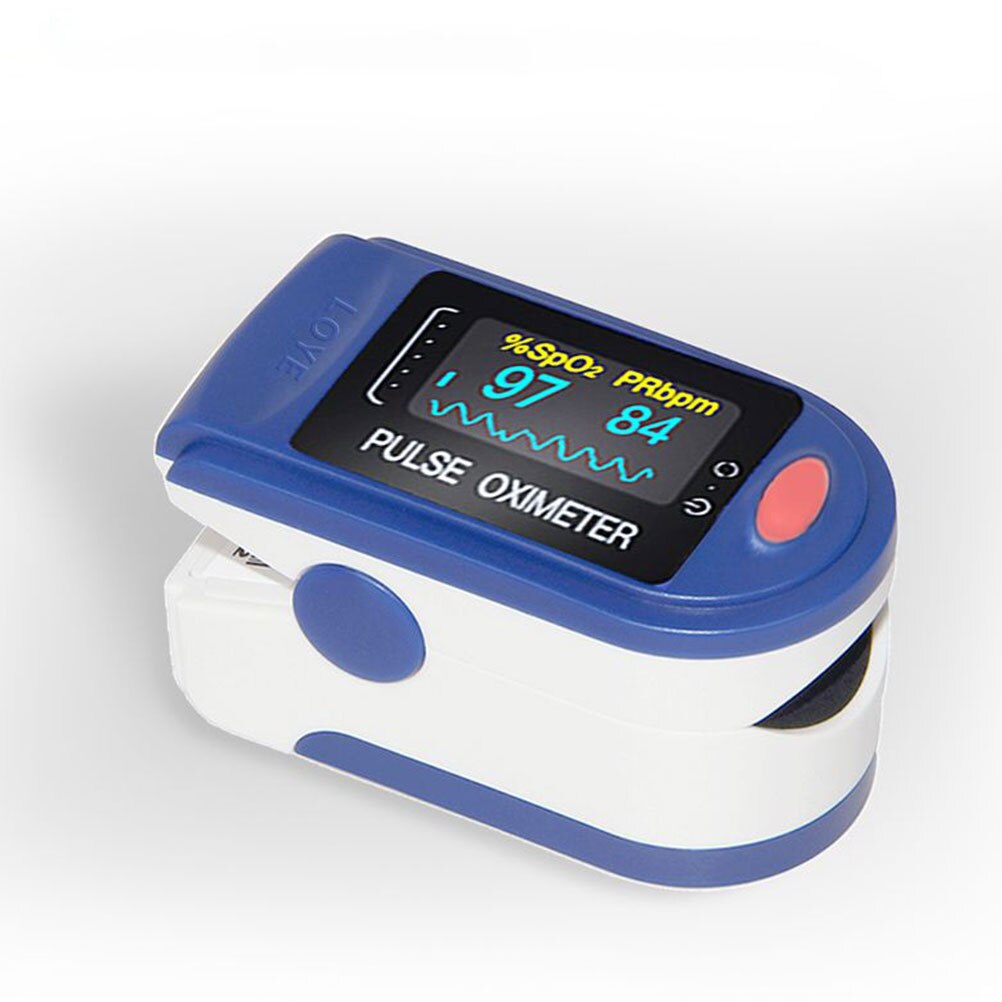 Fingertip Pulse Oximeter Blood Pressure Oximetry Heart Rate Monitor SpO2 Oximetry Monitor without Battery for Women Men Kids