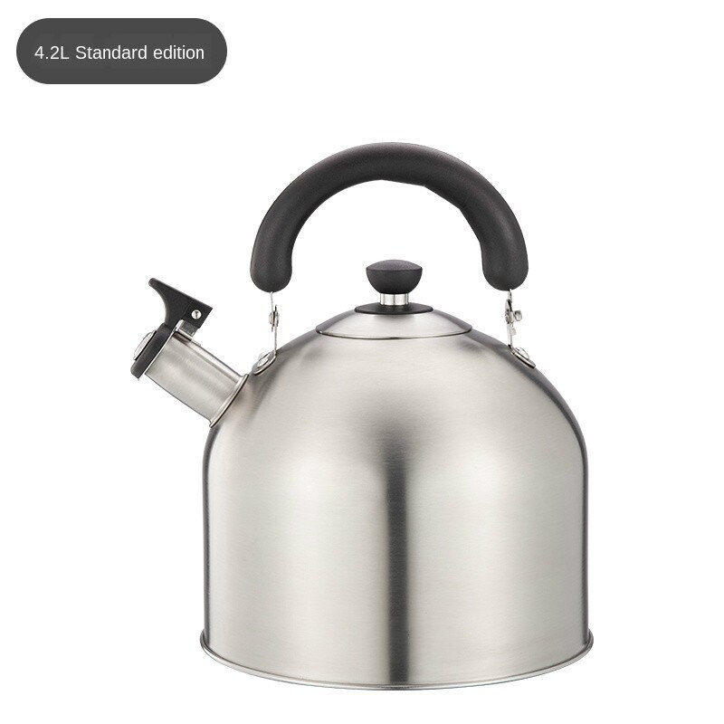 Roestvrijstalen Huishoudelijke Fluitje Ketel Ketel Grote Capaciteit Inductie Koken Gasfornuis Gasfornuis Universele: 4.2L