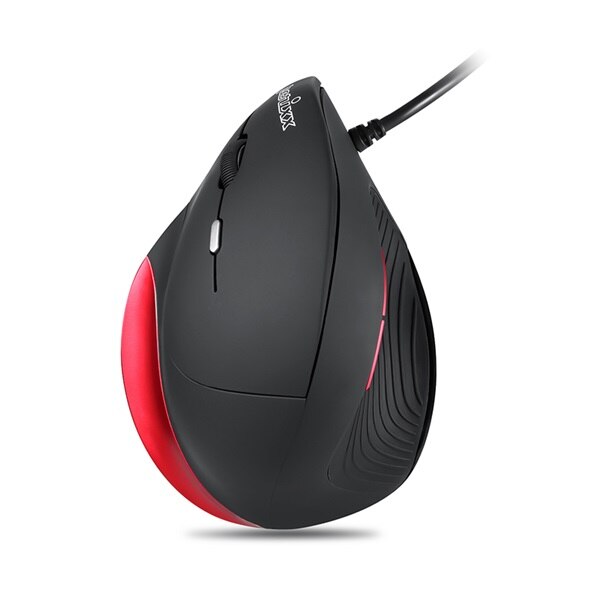 German PERIMICE-518(Wired)/718 2.4GHz USB Wireless Left Handed Ergonomic Vertical Mouse Computer Notebook Mouse: Perimice 518-Wired