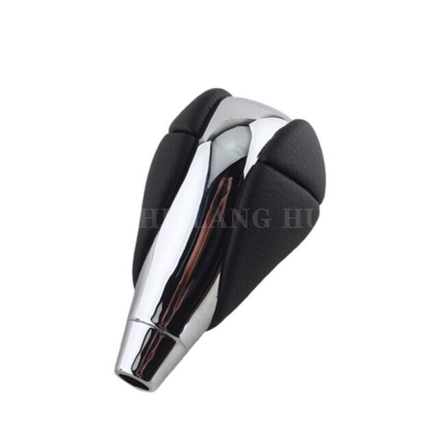 Leather Chrome Automatic Gear Shift Knob For Lexus IS200 IS250 IS300 IS350 2005 2006 2007: Purple