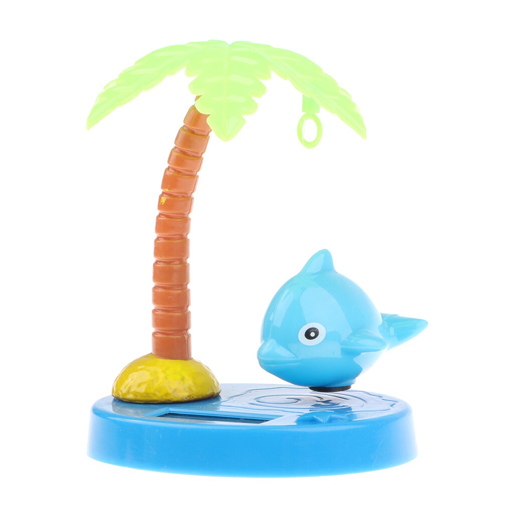 Schattige Zonne-energie Bobble Figuur Kokospalm Eiland Bobble Figuur Speelgoed