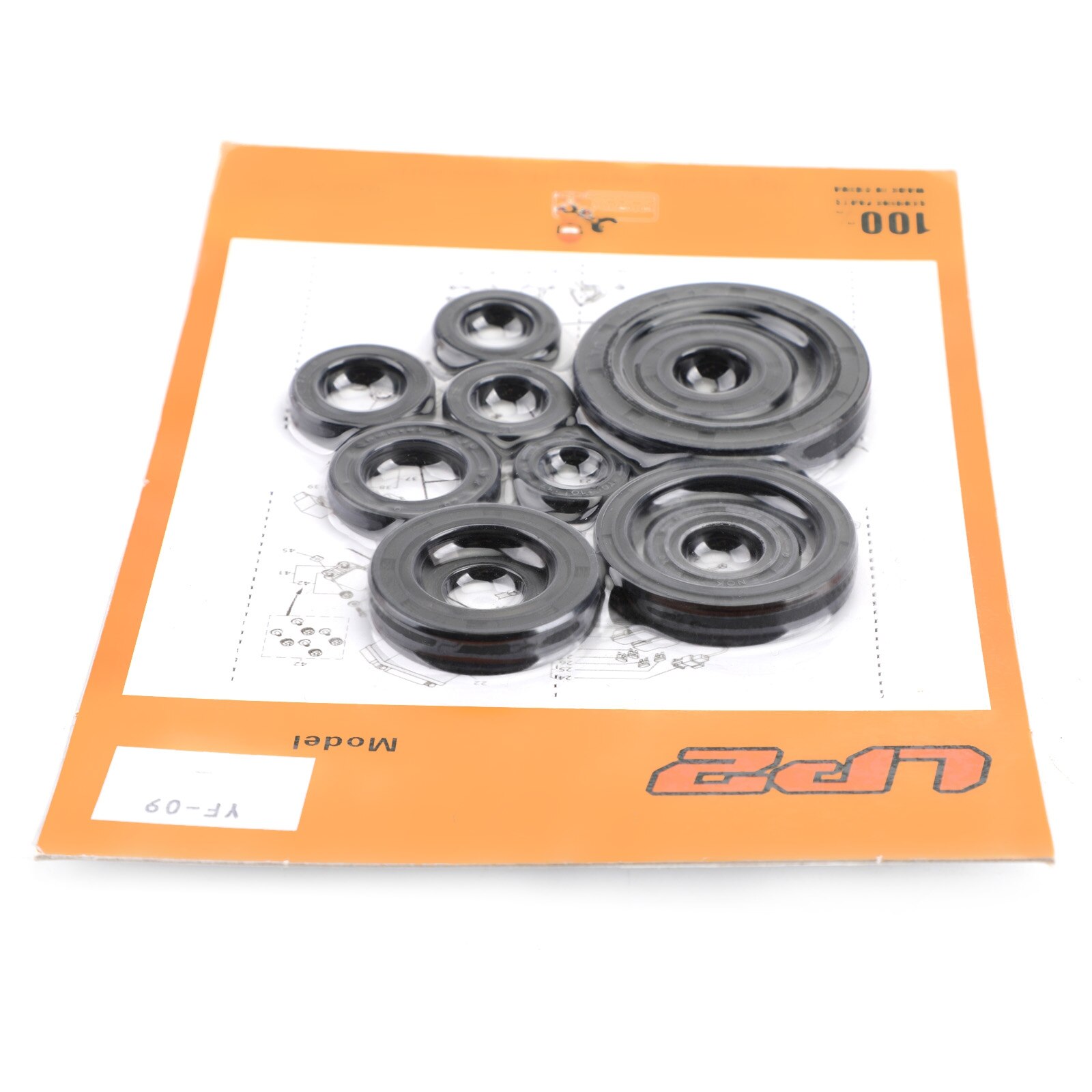 Artudatech motoroljetätningssats set 11 st packningar för honda  cr125r 2004 2005 2006 2007 cr125r cr 125 91203-kk3-830 motordelar