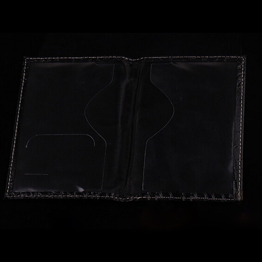 Passport Holder Protector Business Card Holder Passport Cover PU Leather Alligator Embossing Passport Holder Protector Wallet