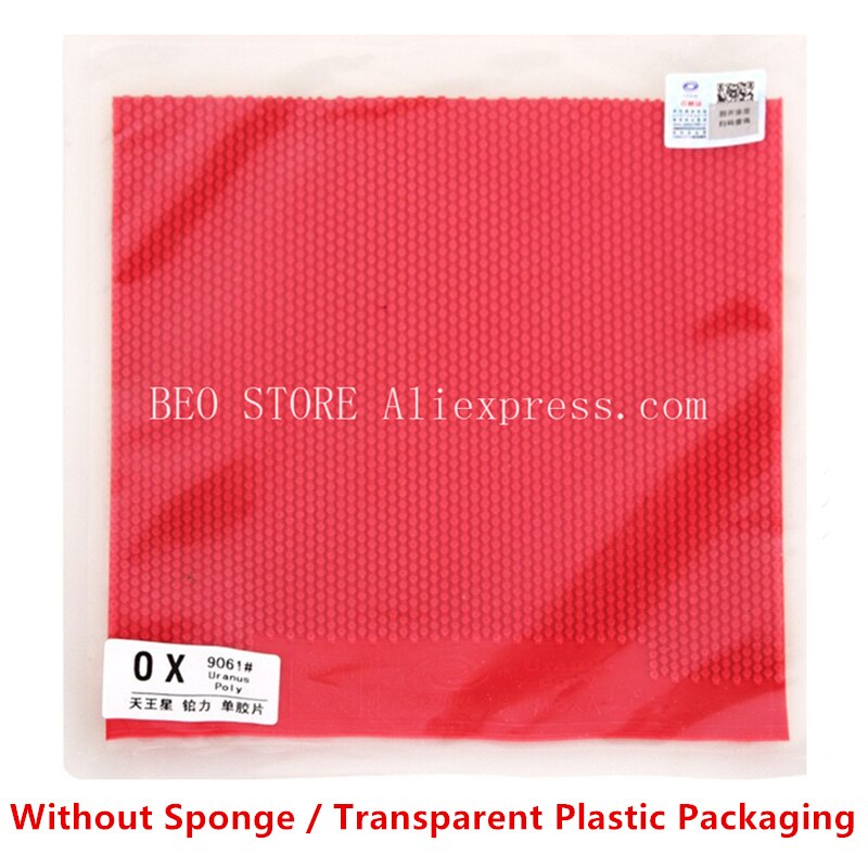 YINHE urano POLY ping Pong gomma pip-fuori URNUS spugna da ping Pong originale YINHE: URANUS OX rosso