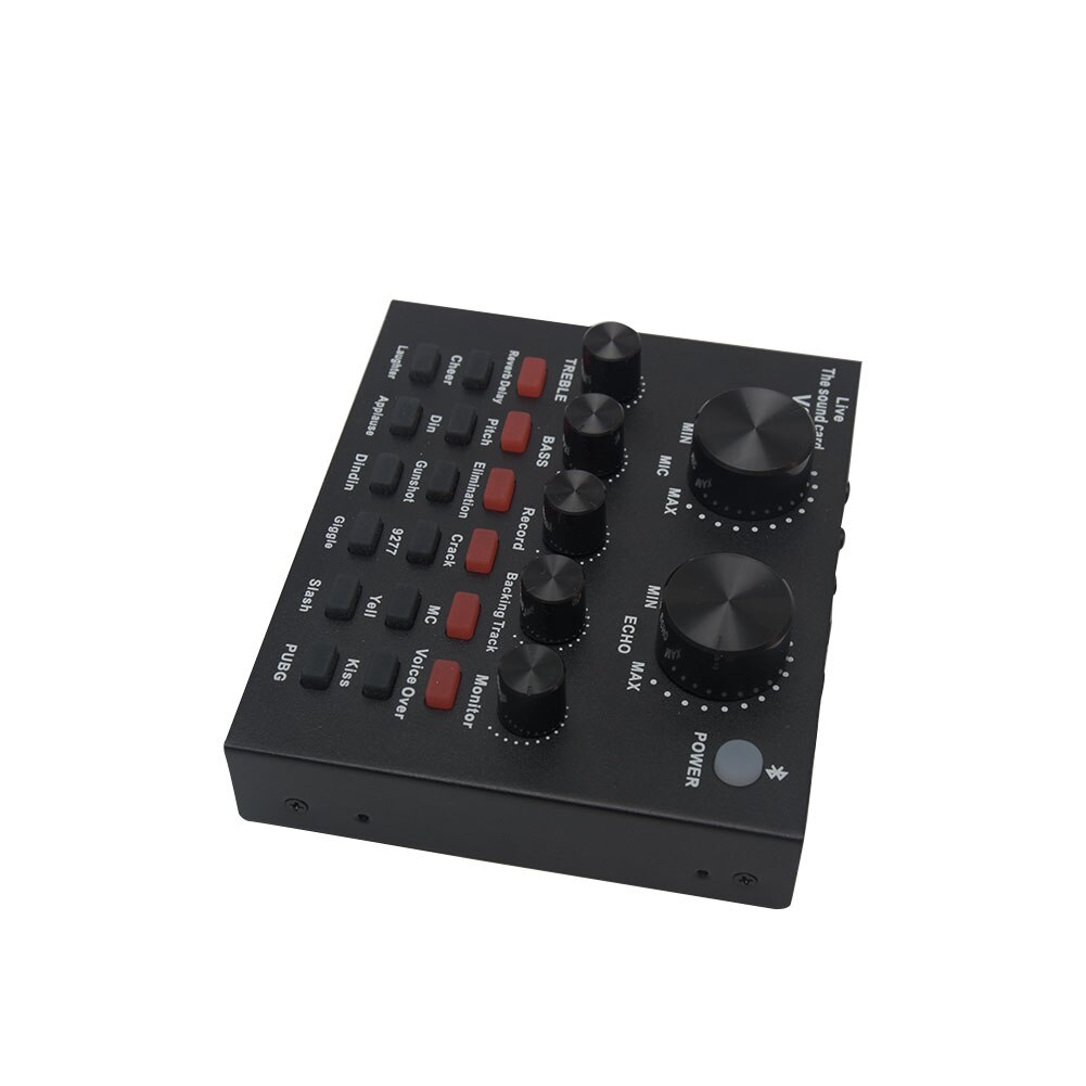 V8 computers singing home karaoke external usb live broadcast sound card recording ktv headset microphone audio pc voice chat