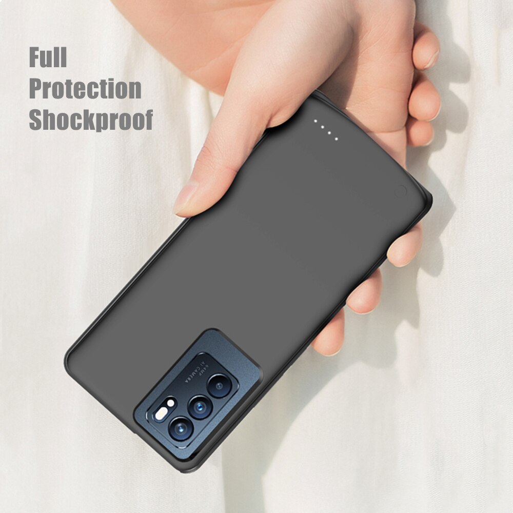 Battery Charger Cases For OPPO Find X3 Neo Battery Case 6800mAh Portable Power Bank Charging Cover for Find X3 Neo Power Cases