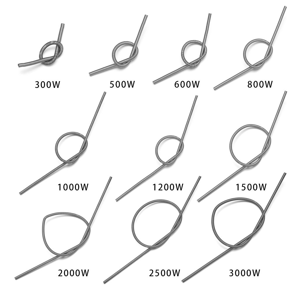 Elektrische kachel met 300/500/600/800/3000w 220v spiraalverwarming, weerstandsdraadverwarming, verwarmingselementen voor ovens