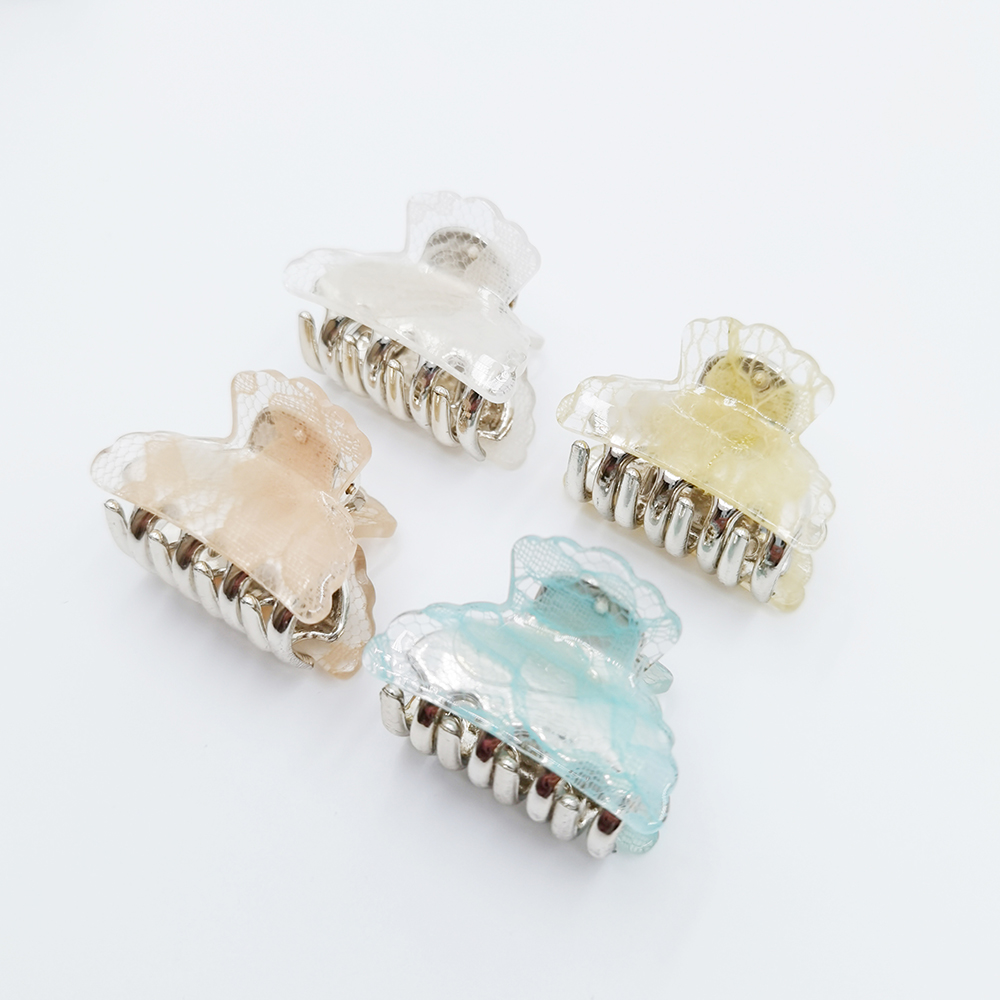 Conjunto de 4 unids/set de horquillas pequeñas para el pelo para mujer, accesorios para el cabello para niña, Color metálico brillante y Noble: Oro