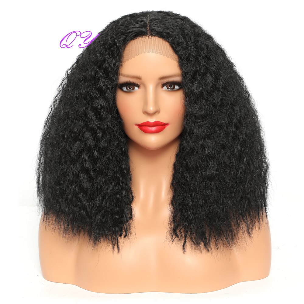 Synthetic Lace Women Wigs Long Natural Curly Brown Ombre Golden Wigs for Women Daily Wear Charming Woman Hair Wig: 3