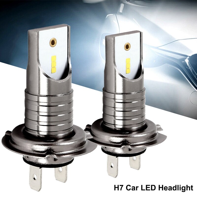 1 paire H7 110W 6000K 26000LM voiture phares ampoule LED xénon phare Kit voiture lampe ampoule Super lumineux