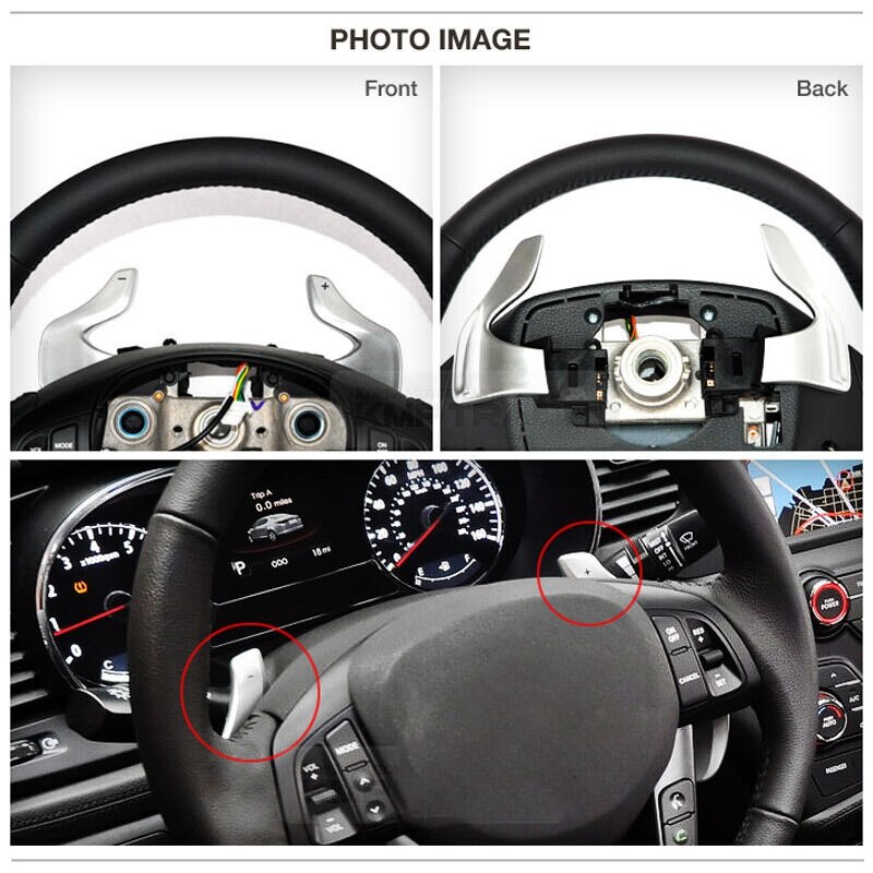 Car Paddle Shift Shifter Switch Set for KIA Optima / K5 967702T000 967802T000 96770-2T000 96780-2T000