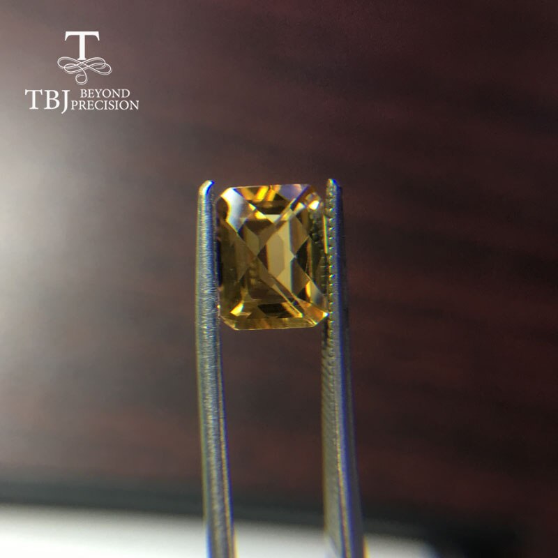 Tbj, citrino de alta qualidade oct 7-9mm ,5.05ct duas peças em um lote para diy jóias de ouro