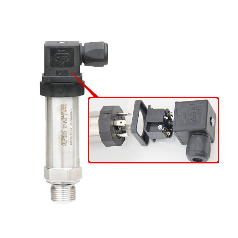 4-20mA Output Pressure Transmitter Water Pressure Oil Pressure Air Pressure Water Pressure Sensor With 1M Cable