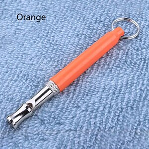 Hond Fluitje Trein Ultrasone Fluitjes Voor Hond Puppy Verstelbare Training Tool Huisdieren Benodigdheden: Orange
