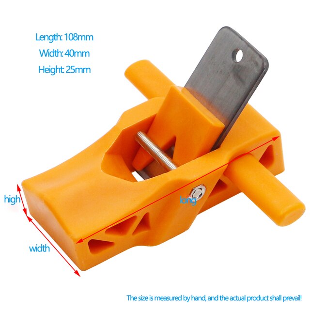 Mini pialla per la lavorazione del legno 108mm piallatura a mano piallatura in legno con manico strumento per la lavorazione del legno fai-da-te: orange