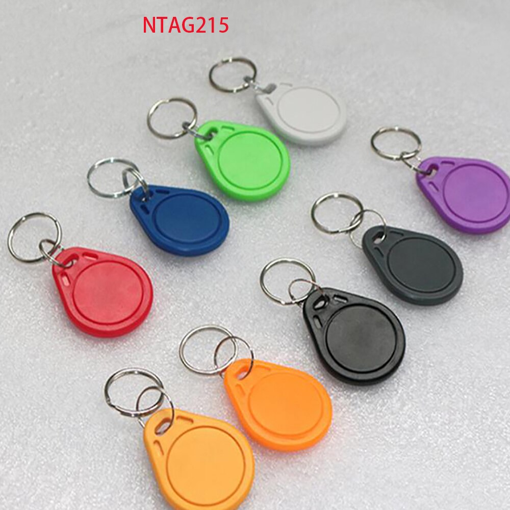 Llaveros NTAG215 NFC, tarjetas caseras NTAG215, 100 unidades