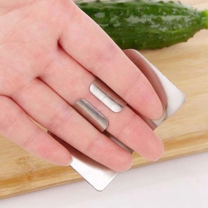 1 pc Multi-purpose anti-cut hand finger guard vegetable cutting hand guard stainless steel kitchen tool adjustable finger guard